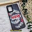 قاب گوشی Galaxy A32 4G سامسونگ پشت گلس آینه ای CASETIFY طرح اسپرت SPORT مات محافظ لنزدار مشکی کد 1068