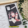 قاب گوشی Galaxy A32 4G سامسونگ پشت گلس آینه ای CASETIFY طرح ادکلن لاکچری مات محافظ لنزدار مشکی کد 1074