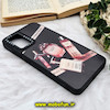 قاب گوشی Galaxy A32 4G سامسونگ پشت گلس آینه ای CASETIFY طرح ادکلن لاکچری مات محافظ لنزدار مشکی کد 1074