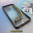 قاب گوشی Galaxy A52 4G - Galaxy A52 5G - Galaxy A52S سامسونگ طرح الکتروپلیتینگ ژله ای شفاف اورجینال دستبندی کارتیر محافظ لنز دار مشکی کد 1268
