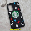 قاب گوشی Galaxy A54 5G سامسونگ طرح سیلیکونی هارد سه بعدی برجسته محافظ لنزدار استارباکس STARBUCKS کد 694