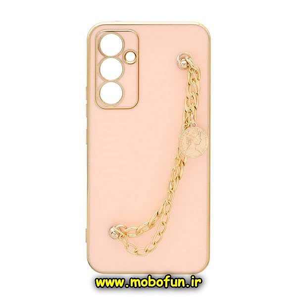 قاب گوشی Galaxy A54 سامسونگ طرح مای کیس گلد لاین لاکچری دستبندی کارتیر محافظ لنز دار گلبهی کد 702