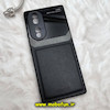 قاب گوشی Honor 70 5G آنر طرح چرم و گلس دلیکات DELICATE محافظ لنز دار مشکی کد 16