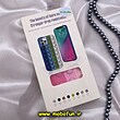 قاب گوشی iPhone 13 Pro Max آیفون سیلیکونی پاک کنی اورجینال طرح پاپیت فیجت آبرنگی رنگین کمانی محافظ لنز دار کد 647