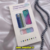 قاب گوشی iPhone 13 Pro Max آیفون سیلیکونی پاک کنی اورجینال طرح پاپیت فیجت آبرنگی رنگین کمانی محافظ لنز دار کد 649