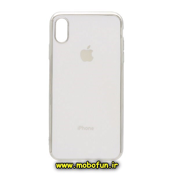 قاب گوشی iPhone XS Max آیفون طرح ژله ای مای کیس نقره ای کد 233