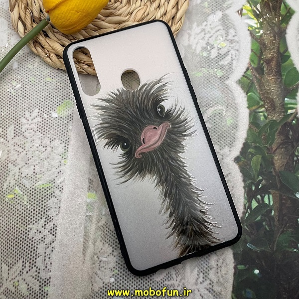 قاب گوشی Galaxy A20S سامسونگ فانتزی برجسته طرح شترمرغ بانمک کد 639