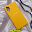 قاب گوشی Galaxy Note 10 Plus سامسونگ سیلیکونی های کپی زیربسته زرد کد E10-170038