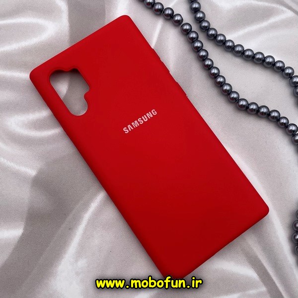 قاب گوشی Galaxy Note 10 Plus سامسونگ سیلیکونی های کپی زیربسته قرمز کد 93