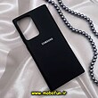 قاب گوشی Galaxy Note 20 Ultra سامسونگ سیلیکونی های کپی زیربسته مشکی کد 218