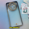 قاب گوشی Huawei Nova Y90 هوآوی طرح الکتروپلیتینگ ژله ای شفاف محافظ لنز دار سرمه ای کد 17