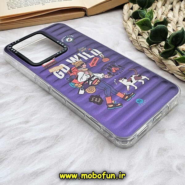 قاب گوشی Redmi 12C - Poco C55 - Redmi 11A شیائومی ضد ضربه هولوگرامی یانگ کیت YOUNGKIT طرح GO WILD کیستیفی CASETIFY کد 392
