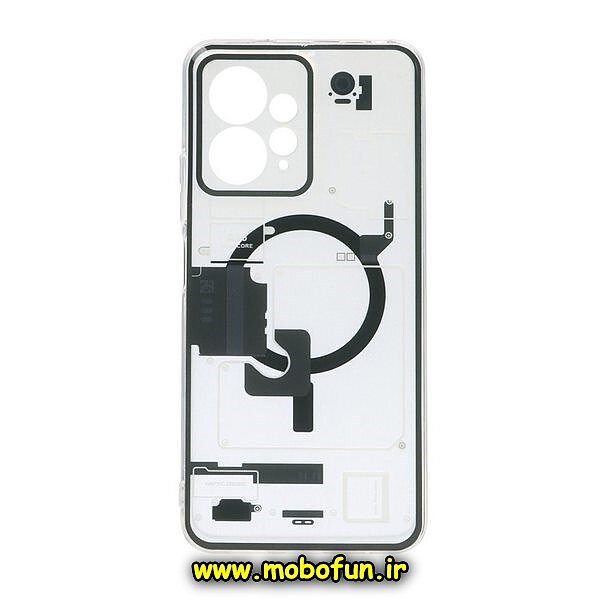 قاب گوشی Redmi Note 12 4G شیائومی ضد ضربه هولوگرامی طرح مگ سیف کد 354