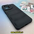 قاب گوشی Redmi Note 12 4G شیائومی سیلیکون ژله ای پافر PC زیر بسته محافظ لنز دار مشکی کد 374