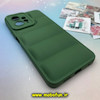 قاب گوشی Redmi Note 12 4G شیائومی سیلیکون ژله ای پافر PC زیر بسته محافظ لنز دار سبز کد 375