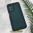 قاب گوشی Galaxy A04S سامسونگ سیلیکونی ژله ای پافر PC پفکی سبز تیره کد 276