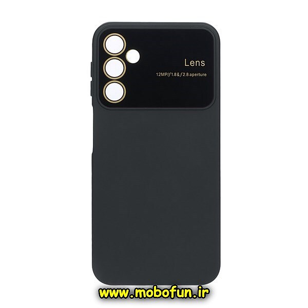 قاب گوشی Galaxy A14 4G - Galaxy A14 5G سامسونگ سیلیکونی Camera Lens زیر بسته محافظ لنز دار مشکی کد 693