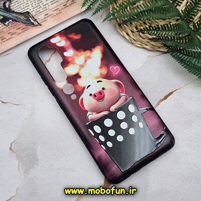قاب گوشی Mi Note 10 - Mi Note 10 Pro شیائومی فانتزی طرح خوک کیوت کد 95
