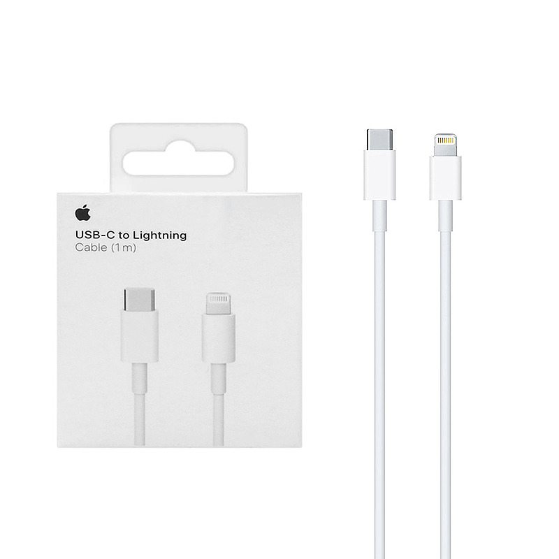 کابل شارژ فست USB-C به لایتنینگ Lightning اورجینال شرکتی طول 1 متر