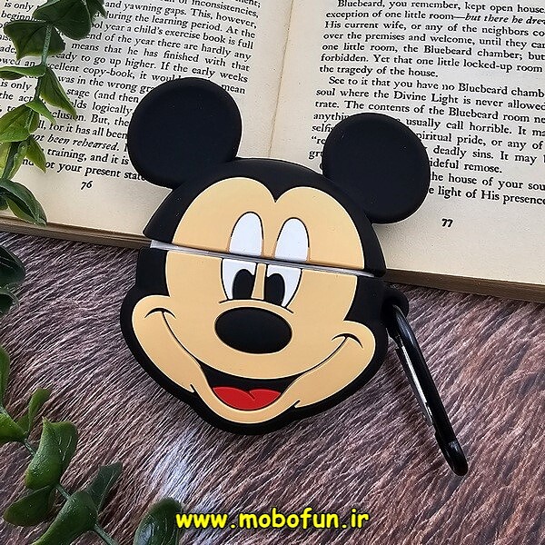 کاور Airpods Pro سیلیکونی طرح دار عروسکی سه بعدی میکی موس