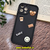 قاب گوشی iPhone 13 Pro Max آیفون طرح سیلیکونی ژله ای سه بعدی برجسته عروسکی COFFEE Baby محافظ لنز دار مشکی کد 666