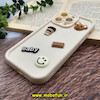 قاب گوشی iPhone 14 Pro Max آیفون طرح سیلیکونی ژله ای سه بعدی برجسته عروسکی COFFEE Baby محافظ لنز دار کرم کد 282