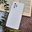 قاب گوشی Redmi Note 10 Pro 4G - Redmi Note 10 Pro Max شیائومی سیلیکونی اورجینال پاک کنی درجه یک زیربسته سفید محافظ لنز دار کد 782