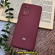 قاب گوشی Redmi Note 10 Pro 4G - Redmi Note 10 Pro Max شیائومی سیلیکونی اورجینال پاک کنی درجه یک زیربسته زرشکی محافظ لنز دار کد 784