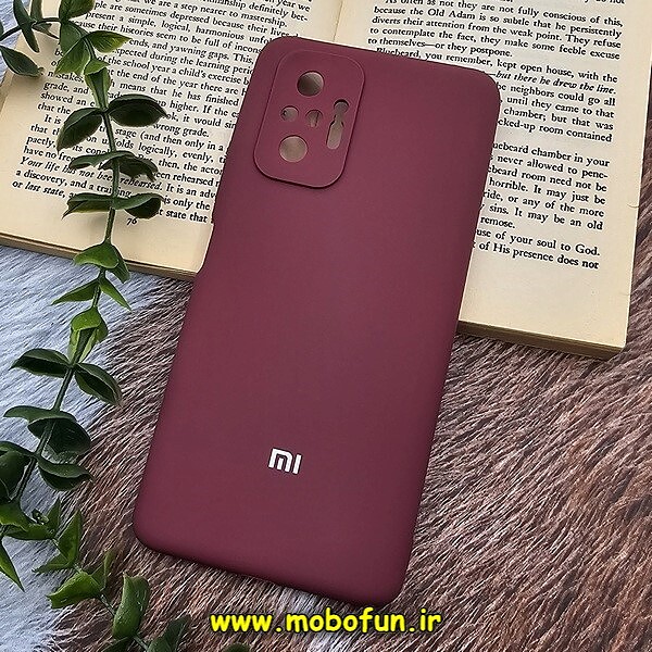 قاب گوشی Redmi Note 10 Pro 4G - Redmi Note 10 Pro Max شیائومی سیلیکونی اورجینال پاک کنی درجه یک زیربسته زرشکی محافظ لنز دار کد 784