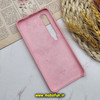 قاب گوشی Mi 10 - Mi 10 Pro شیائومی سیلیکونی اورجینال پاک کنی درجه یک زیر باز صورتی روشن کد 9