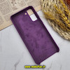 قاب گوشی Galaxy S21 Plus سامسونگ سیلیکونی اورجینال پاک کنی درجه یک زیرباز بنفش کد 143