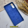 قاب گوشی Galaxy S21 Plus سامسونگ سیلیکونی اورجینال پاک کنی درجه یک زیرباز آبی تیره کد 145