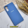 قاب گوشی Galaxy S21 Plus سامسونگ سیلیکونی اورجینال پاک کنی درجه یک زیرباز آبی کد 146