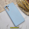قاب گوشی Galaxy S21 Plus سامسونگ سیلیکونی اورجینال پاک کنی درجه یک زیرباز آبی روشن کد 147