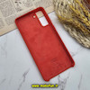 قاب گوشی Galaxy S21 Plus سامسونگ سیلیکونی اورجینال پاک کنی درجه یک زیرباز قرمز کد 156