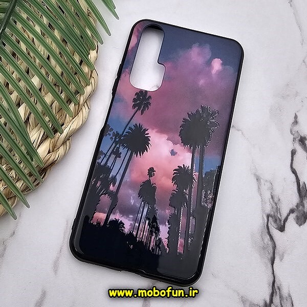 قاب گوشی Huawei Nova 5T هوآوی طرح فانتزی برجسته طرح نخل کد 107