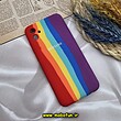 قاب گوشی Galaxy A04E سامسونگ سیلیکونی اورجینال آبرنگی رنگین کمانی پاک کنی درجه یک زیربسته محافظ لنز دار کد 110