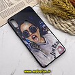 قاب گوشی Galaxy A20S سامسونگ پشت گلس شیشه ای طرح دختر کد 672