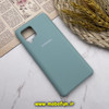 قاب گوشی Galaxy A42 - Galaxy M42 سامسونگ سیلیکونی اورجینال پاک کنی درجه یک زیرباز سبزآبی کد 267