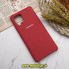 قاب گوشی Galaxy A42 - Galaxy M42 سامسونگ سیلیکونی اورجینال پاک کنی درجه یک زیرباز سرخ لاکی کد 268