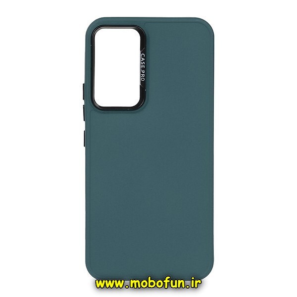 قاب گوشی Galaxy A54 5G سامسونگ طرح سیلیکونی ژله ای اورجینال CASE PRO سبز تیره کد 745