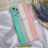 قاب گوشی Galaxy A73 5G سامسونگ سیلیکونی اورجینال آبرنگی رنگین کمانی پاک کنی درجه یک زیربسته محافظ لنز دار کد 819