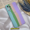 قاب گوشی Galaxy A73 5G سامسونگ سیلیکونی اورجینال آبرنگی رنگین کمانی پاک کنی درجه یک زیربسته محافظ لنز دار کد 821