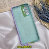 قاب گوشی Galaxy A73 5G سامسونگ سیلیکونی اورجینال آبرنگی رنگین کمانی پاک کنی درجه یک زیربسته محافظ لنز دار کد 821
