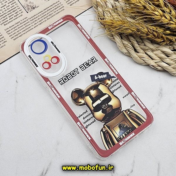 قاب گوشی Honor X7 4G آنر شفاف فانتزی طرح خرسی KAWS کد 224