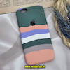 قاب گوشی iPhone 6 - iPhone 6S آیفون سیلیکونی اورجینال رنگین کمانی پاک کنی درجه یک زیربسته کد 530