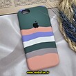 قاب گوشی iPhone 6 - iPhone 6S آیفون سیلیکونی اورجینال رنگین کمانی پاک کنی درجه یک زیربسته کد 530