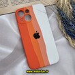قاب گوشی iPhone 13 Mini آیفون سیلیکونی اورجینال رنگین کمانی پاک کنی درجه یک زیربسته محافظ لنزدار کد 51