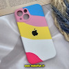 قاب گوشی iPhone 13 Mini آیفون سیلیکونی اورجینال رنگین کمانی پاک کنی درجه یک زیربسته محافظ لنزدار کد 58