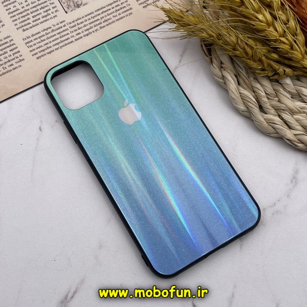 قاب گوشی iPhone 11 Pro Max آیفون پشت گلس شیشه ای طرح لیزری کد 680